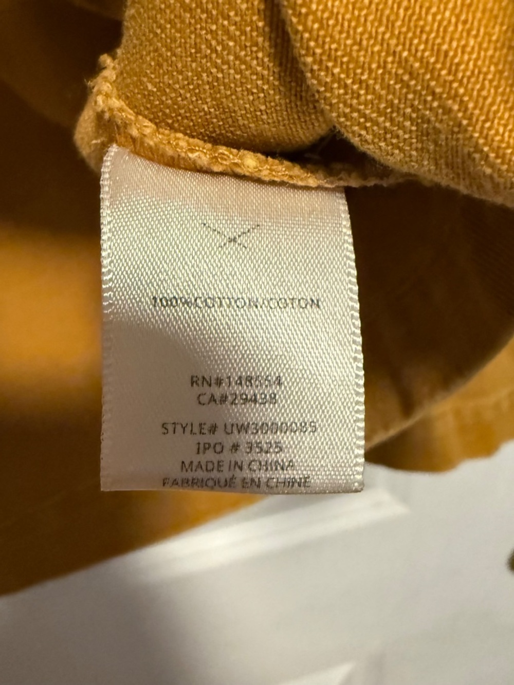 Antropologie Unpublished Chore Barn Coat Size Large Mustard - Picture 9 of 10